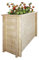 TIMBELA Carre Potager Exterieur Bois - Jardinieres Exterieur pour Jardin, Balcon, Terrasse – pour Fleurs, Herbes aromatiques, Légumes- Bois Massif pin/épicéa 28 mm, 100x38xH69 cm, M613