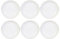 OTIX Tiefe Teller Suppenteller 6er-Set 21cm Weiß mit Goldrand Porzellan