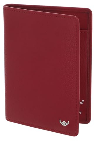 Golden Head Leder Madrid RFID Protect Ausweisetui 4480 Rot