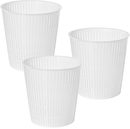 3 x Käseform 13.6 x 9.4cm – Variationen | Kunststoff-Käseform | Korb für Käse