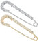 Reccisokz 2 Pièces Robe Bijoux Broche,Broche Écharpe Pour Femmes Clip Pull Fausse Broche Perle Cristal,Chemise Femme Épingle à Nourrice Pince,2 Styles