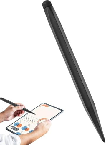 Penna touch screen Generico per telefono, laptop e tablet - Penna ad alta sensibilità e precisione, doppia punta, perfetta per creazione artistica e attività aziendali
