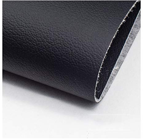 schwere künstliche Stoffe, Polsterstoff Materia Kunstlederrolle for Schleifen, Ohrringe, Handtaschen, Geldbörsen, Nähen, Basteln, Reparaturen, Dekorieren, Ledersessel, Sofas – Schwarz(1.38x30cm)