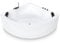 AQUADE Acryl Eckbadewanne 140x140 cm Modell: Koblenz/Kassel Badewanne Komplettset - Wählen Sie Ihre perfekte Wanne: Ab-Überlauf mit Zulauf, Wannenrandarmatur, Nackenkissen, LED