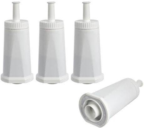 Casoter Replacement Water Filters for Sage Coffee Machine, Compatible with Barista SES990/980/500/878/875/880/920/810, Pack of 4, White