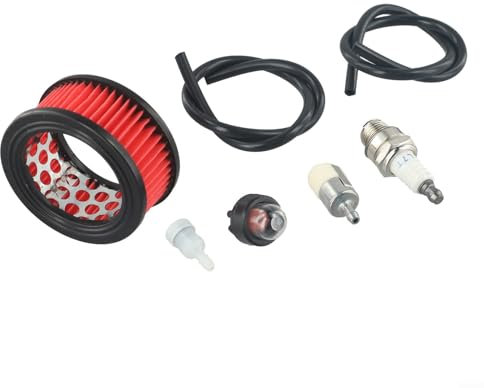 Besttoolifes Kit di manutenzione per motosega, per Echo CS-370, CS-400, CS-5000, CS-3500, filtro dell'aria 13030039730, filtro del carburante, lampadina a scintilla e sfiato del serbatoio