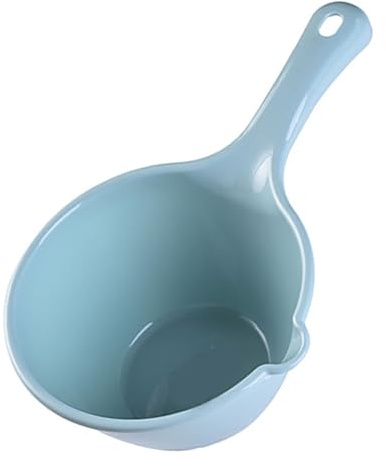 Generic Plastic Water Ladle, Bath Ladle Home Essential for Watering Flowers Bathing Kitchen Water Bath Scoop Dippers (S)