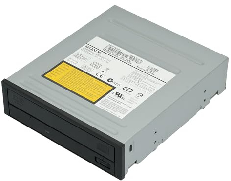 COMPUCLEAR Internal DVD Rom Drive for Desktop PC 16x Speed (Bare Drive) - Black DVD Rom