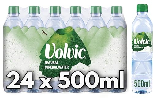 Vol vic Still Natural Mineral Water 500ml Litre Plastic Bottles - 24 x 500ml
