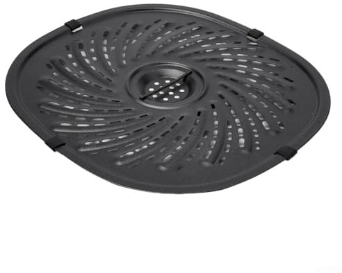 Air Fryer Grill Pan Replacement for Power XL Gowise 7QT - Non- Crisper Basket Pan with Handle, 25.3 cm x 23.4 cm, Perforated Design for Even