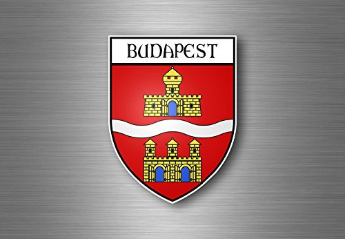 Aufkleber sticker autoaufkleber wappen schild flagge budapest ungarn
