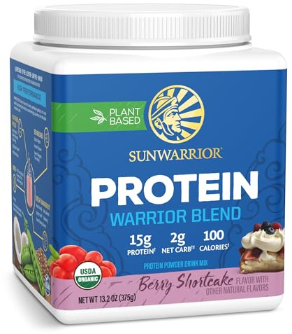 Sunwarrior Warrior Blend Organic (375g) Berry