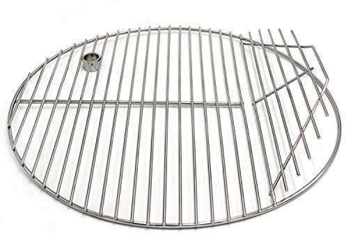 Hongso 19.5 304 Stainless Steel Round Grates Cooking Grid for Akorn Kamado Ceramic Grill, Pit Boss K24, Louisiana Grills K24, Char-Griller 16620/6719/ E56720/ 6520/16820/ 6020/6620 Charcoal Grill