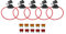 KOLACEN automobile voiture camion en ligne 18 AWG porte-fusible pour régulière standard type de lame Fusible 5 pièces + 10 pièces fusible lame standard 5Apm 10Amp