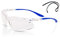 Beeswift Clear Lens Safety Spectacles with UV Filter and Spec Cord Protective Eyewear Glasses– Clear – 1 Pair