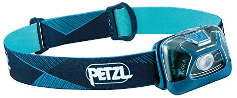 PETZL Linterna TIKKA - Unisex, Azul, Talla Única