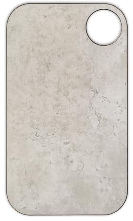 Arcos Planche à découper avec trou de suspension Surface lisse en fibre de cellulose et résine Ustensile de découpe professionnel Planche de service Couleur gris 24x14 cm