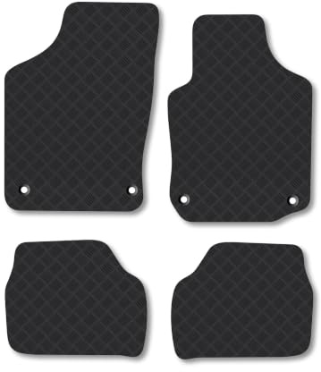 Vauxhall Corsa (2000-2006) 3mm Rubber Car Mats | Tailored Fit Durable Floor Mats Full Coverage Protection Waterproof Accessories Easy Clean Anti Slip Made in the UK