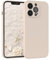EAZY CASE - Silikonhülle für iPhone 13 Pro Hülle Silikon Case Beige weich stoßfeste Handyhülle iPhone 13 Pro Schutzhülle mit Kameraschutz Dünn Premium Schutz Cover TPU Phone Bumper in Taupe