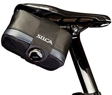 SILCA Mattone Grande | Fahrradsitztasche gesichert durch BOA Capture System | Wasserdichter YKK-Reißverschluss | 77 Kubikzentimeter Stauraum | Fahrradsatteltasche