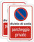 Cartello Divieto Di Sosta Parcheggio Privato 35 X 25cm Segno Parcheggio Privato Segnale Stradale Divieto Di Sosta In Alluminio Impermeabile Antiruggine Resistenza Uso interno ed esterno 2pz