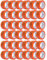 gws Hinweis-Klebeband Vorsicht zerbrechlich 36 Rollen Flurorange PVC | Kräftiges Verpackungsklebeband in Profi-Qualität | Warnband Paketband | 50 mm x 66 m