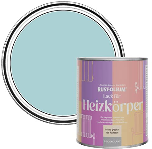 Rust-Oleum Blue Heat Resistant Radiator Paint in Satin Finish - Little Cyclades 750ml