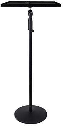 Projektorhalterung Multifunktionsprojektor-Stand, Projektor-Racks-Stand, Bodenprojektor-Stand-einstellbare Höhe for Projektoren mit 6-mm-Stativloch Deckenhalterung mit Tablett ( Color : Floor with tra