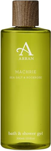 Arran Machrie Luxury Bath & Shower Gel with Sea Salt & Rockrose (Pack of 2)