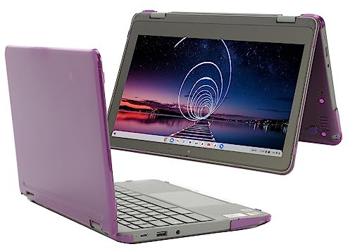 mCover Funda rígida solo compatible con Lenovo Chromebook 300E Yoga Gen4 / 100E Gen 4 de 11.6 pulgadas 2023 ~ 2024 (no es compatible con ningún otro modelo Lenovo), color morado