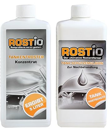 Rostio Tankentroster 500 ml Plus 500ml Tank - Schutzemulsion Tankentrostung