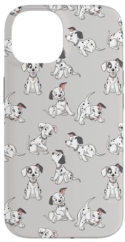 iPhone 14 Disney Classic 101 Dalmatians Puppies Soft Grey Case