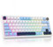 SOLIDEE mechanische Gaming Tastatur 75 Prozent mit Knopf,Bluetooth 5.0/2.4GHz/USB-C Gasket Mount Side Engraved Tastatur,hot-swap-fähige Tastatur mit South Facing RGB Hintergrundbeleuchtung(Sun Blue)
