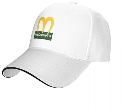 QFLLQLFF Basecap McDowell's Restaurant Coming to America Cap Baseball Cap Rugby Damen Hüte Herren Geschenk