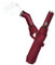 LEONFFS Umbrella Umbrella With Led Light Rotatable Handle Flashlight Umbrella-red