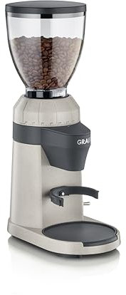 GRAEF EliteGrindX Coffee Grinder CM8011 Electric with 40 Settings and LED Display, Dipped Sand