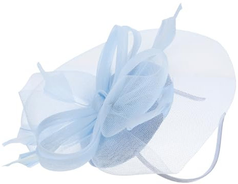 WOONEKY Fascinator-hut Für Hochzeiten Kopfschmuck Für Bankette Netz-braut-stirnband Für Frauen