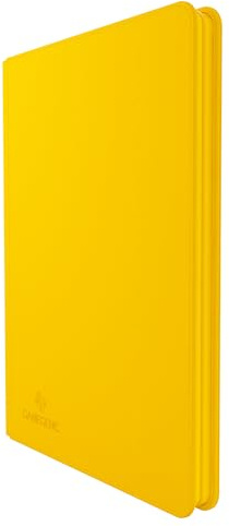 Gamegenic, Zip-Up Album 18-Pocket Yellow, Zubehör | Sammelalbum mit 20 Seiten, 18 Taschen mit seitlichem Karteneinschub, bis zu 360 eingehüllte Karten, Farbe: Gelb