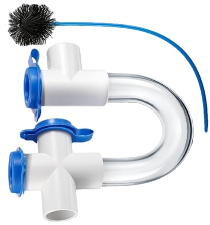 Kondensatfalle drei viertel Zoll – Kondensatabscheider für Klimaanlagen & Wärmepumpen | Robuster Siphon mit Rücklaufschutz & einfachem Anschluss | Kondensatablauf – System Wartung