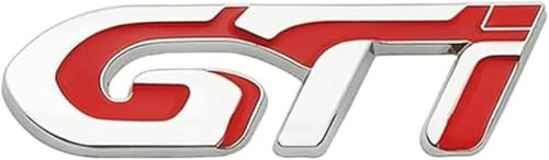 whwfc Auto Emblem Aufkleber für Peugeot GT GTI 107 108 205 206 207 208 307 407 2008 3008, Logo Badge Abziehbilder Abzeichen wasserdichte Karosserie Dekoration