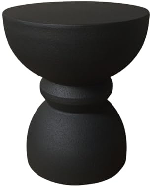Rebecca Mobili Couchtisch, Sofatisch, Schwarz, MGO, Moderner - Maße HxBxT: 42,5 x 35 x 35 cm - Art. RE7278