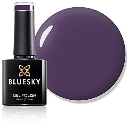 Bluesky Gel Nail Polish, Purple Mauve, 63925, Long Lasting, Chip Resistant, 10 ml (Requires Drying Under UV LED Lamp)