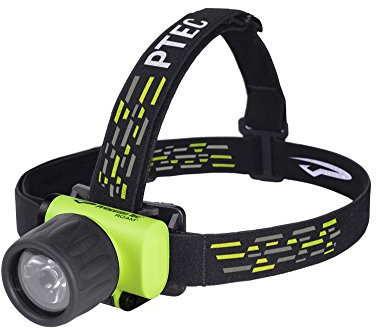 Princeton Tec Tauch-/Stirnlampe ROAM mit Adapter für die gängigsten Go Pro-Halterungen wasserdicht bis 33 m Tauchtiefe (gelb)