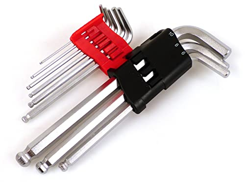 PRECISION-STEEL 9 Sechskantschlüssel, abgewinkelt, 1,5 bis 10 mm