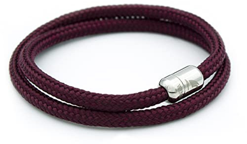 Wind Passion – Paracord Armband aus Seemannsgarn, handgemacht & geflochten | Segeltau Armband Herren, Surfer Armband Frauen | Ideale Partner Geschenke, Herren Geschenke | Segeltau Armband, wasserfest