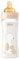 Chicco ORIGINAL TOUCH Biberón Anticólicos con Tetina de Látex 100% Natural, Biberón con Flujo Normal 2+ Meses, Biberón de Plástico de 250 ml para Recién Nacidos, Cristal Vidrio Gris