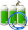 REPORSHOP - 3 bouteilles de gaz écologiques YF 171GR + VALVE + tuyau de substitution R1234YF Freeze Organic