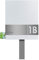 Standbriefkasten mit Zeitungsfach weiß (RAL 9003) MOCAVI SBox 111b Postkasten mit Hausnummer und Name Pfosten (einbetonieren) freistehend Gravur V4A-Edelstahl
