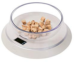 Pidan Gamelle pour animal domestique avec contrôle de régime pour chat et chien - Gris