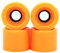 POFET Longboard Skateboard-Räder, 60 x 45 mm, 78 A, Ersatzräder auch für Cruiser Pennyboard Waveboard Snakeboard, gut für Anfänger, 4 Stück, orange
